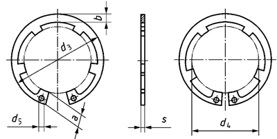 DIN 984 Type JK Internal Retaining Ring
